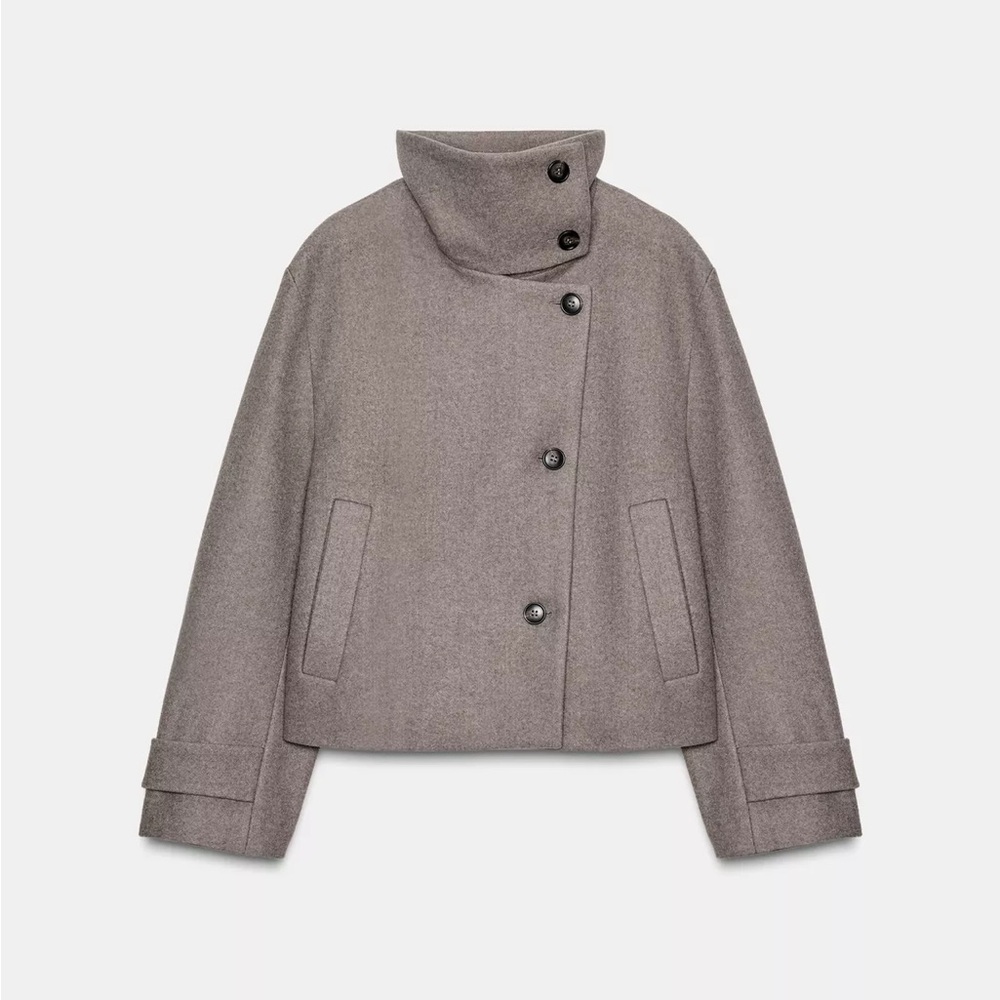 ❎SOLD❎ VIRAL ZARA HIGH COLLAR JACKET